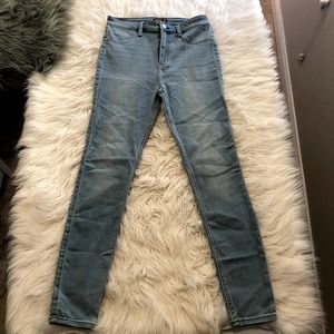 abercrombie & fitch simone high rise jean leggings size 29/8R